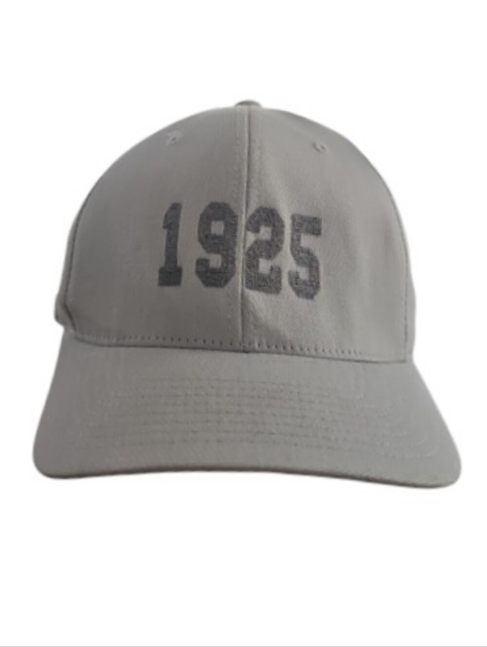 Pella 1925 Gray Flexfit 110 Snapback Hat Baseball Cap Embroidered Logo Tradesman